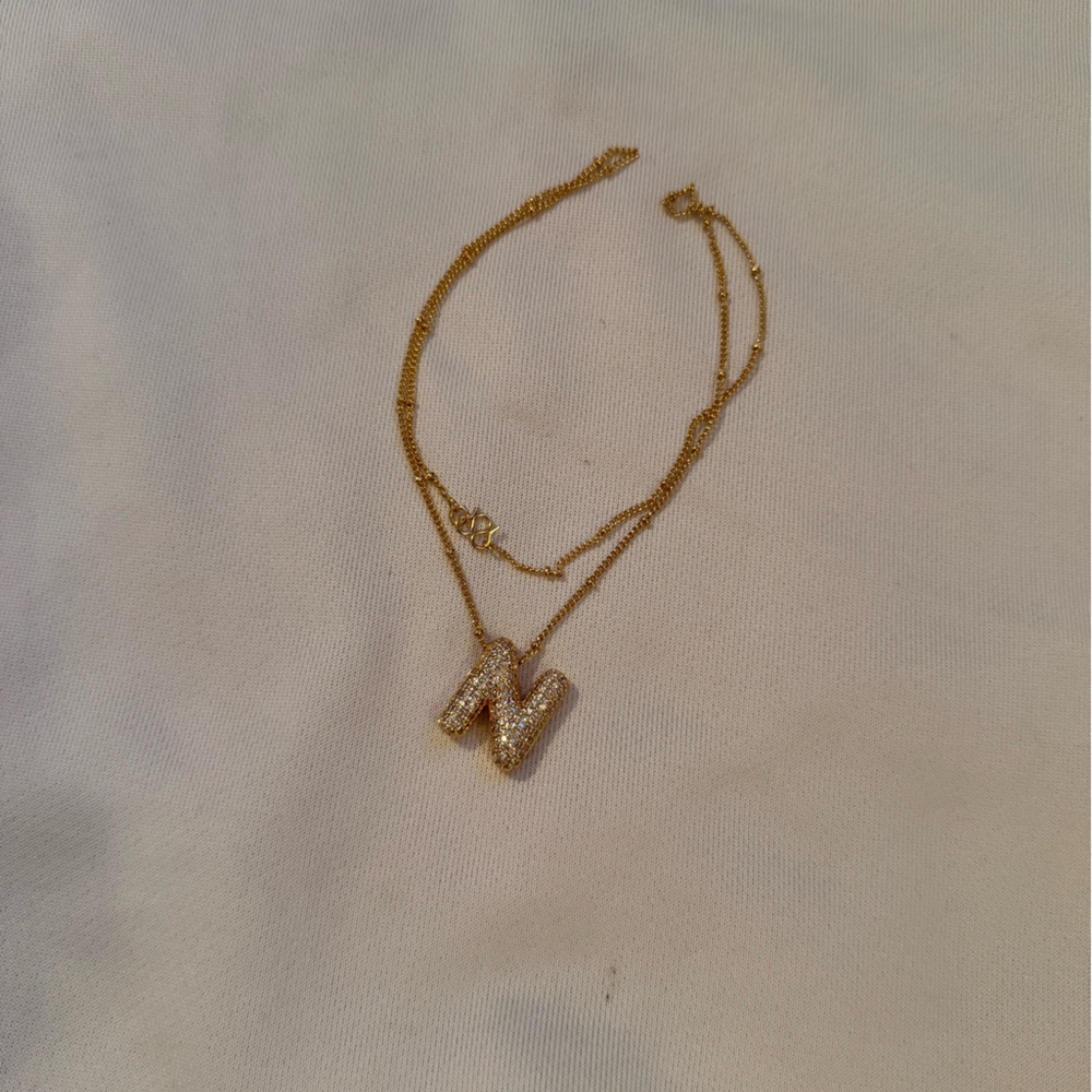 Gold Initial necklaces